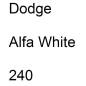 Preview: Dodge, Alfa White, 240.